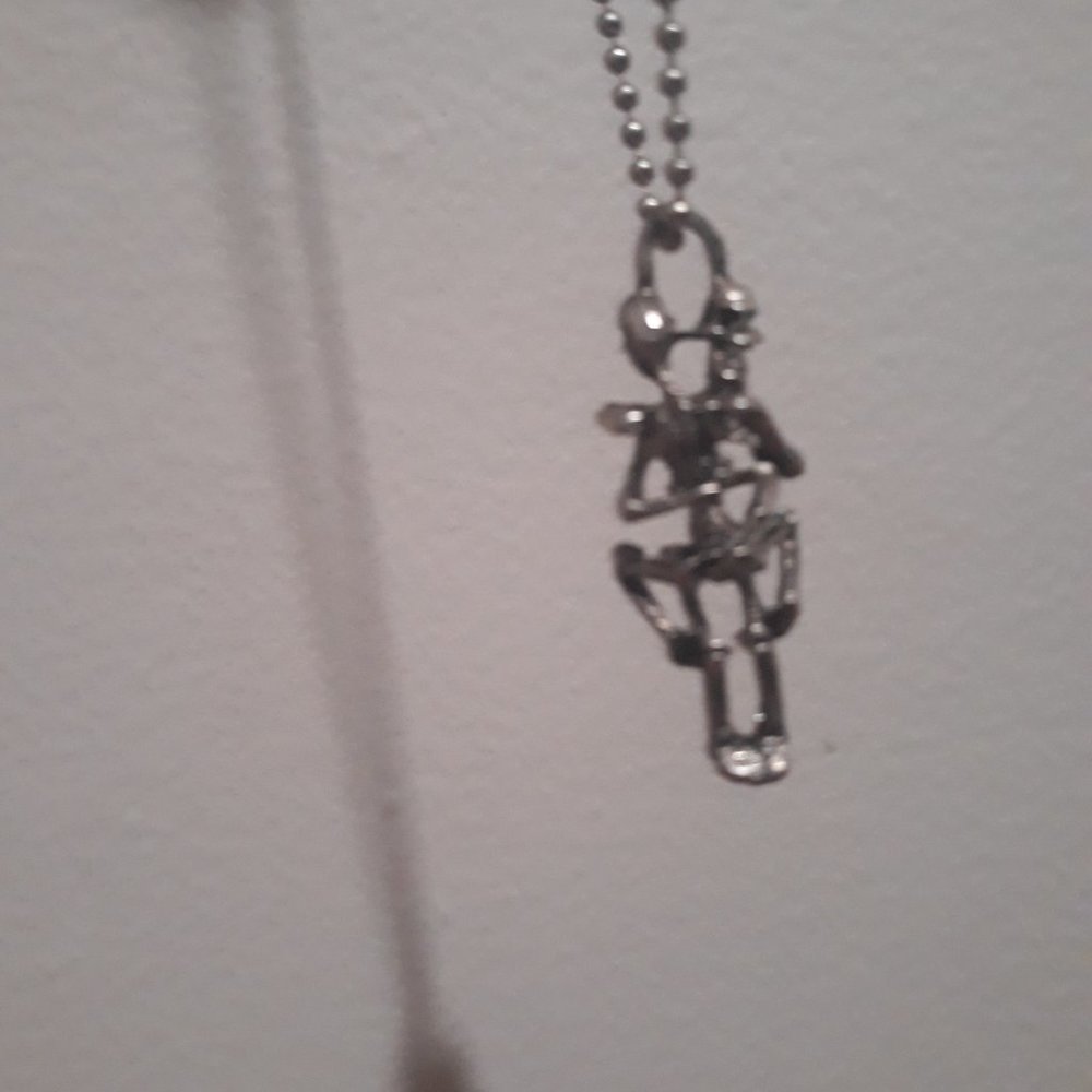 Romantic Couple Skeleton Necklace